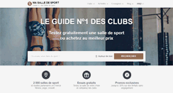Desktop Screenshot of masalledesport.com